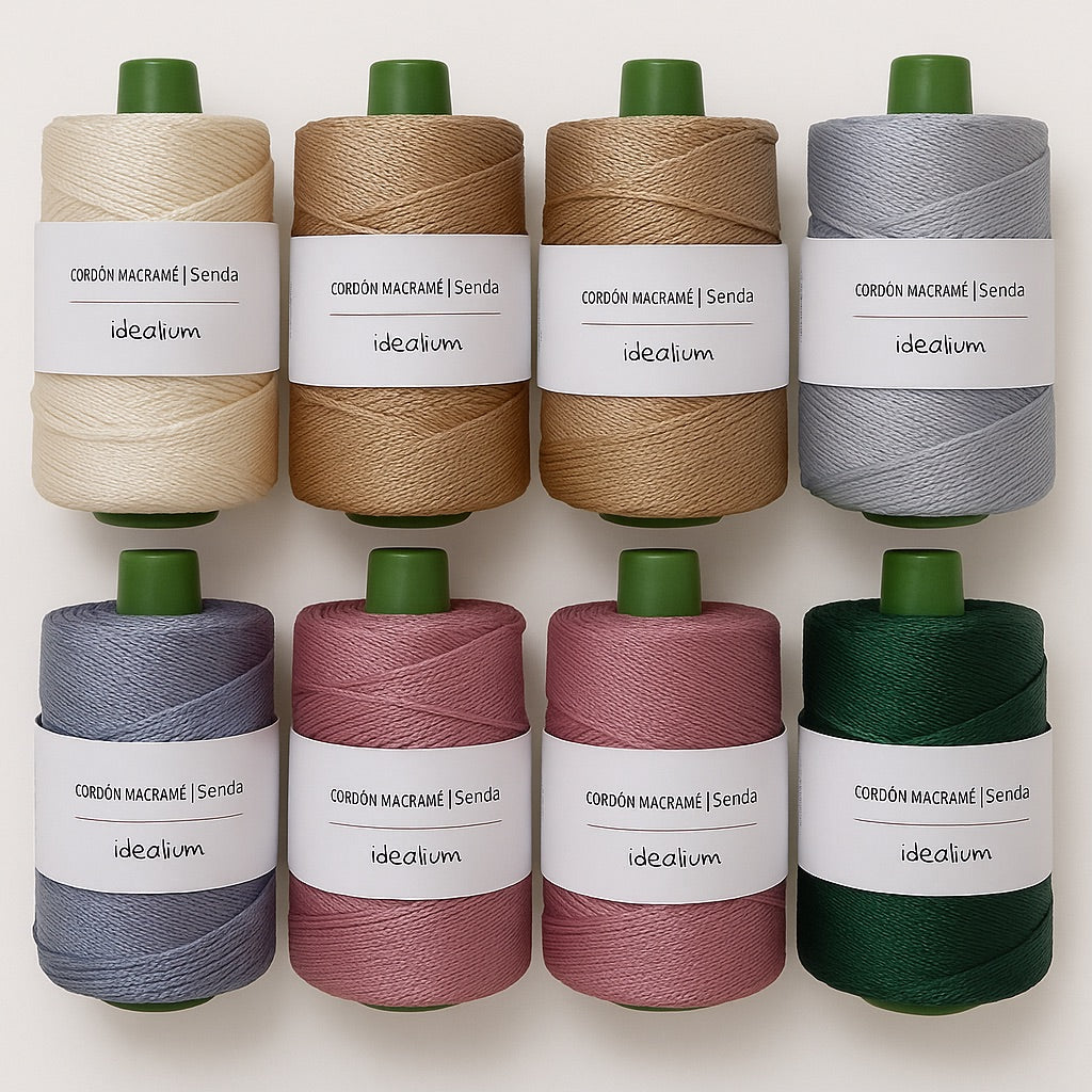 Senda · Cordón trenzado 3 mm para crochet
