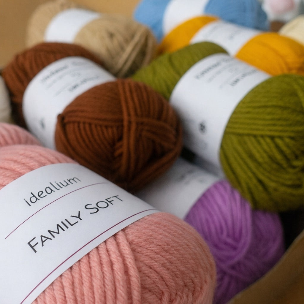 Family Soft · Lana acrílica suave para toda la familia