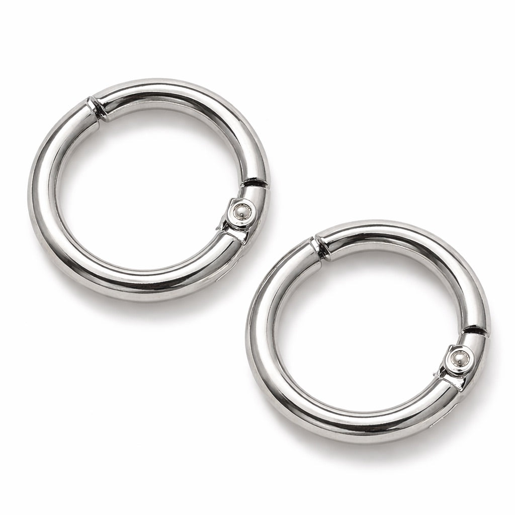 Mosquetones metálicos para bolso (Pack de 2)