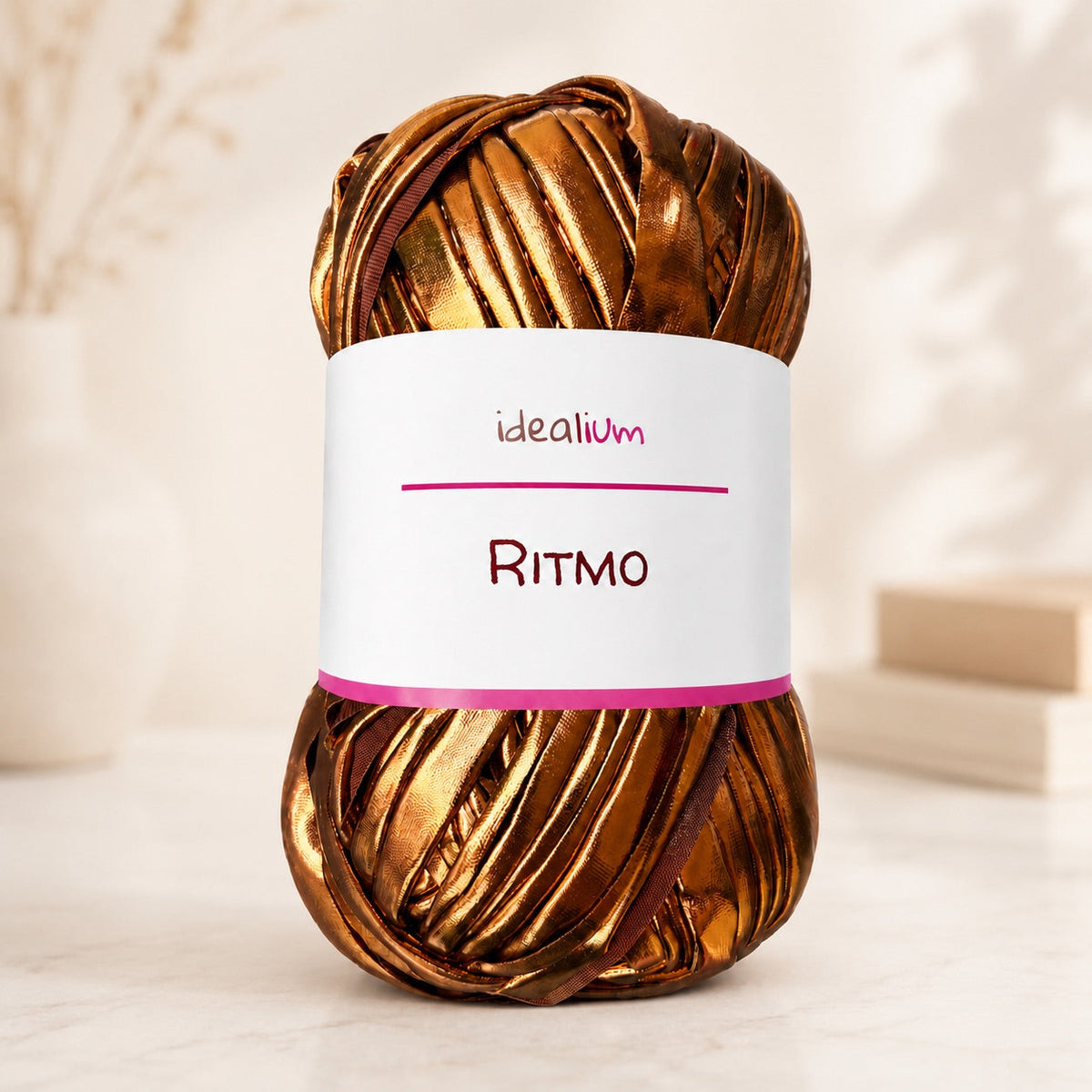 Ritmo · Trapillo metálico brillante para bolsos de fiesta