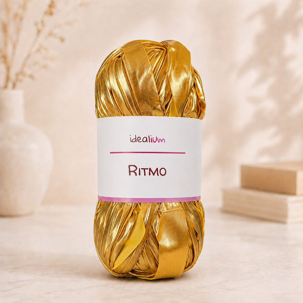 Ritmo · Trapillo metálico brillante para bolsos de fiesta