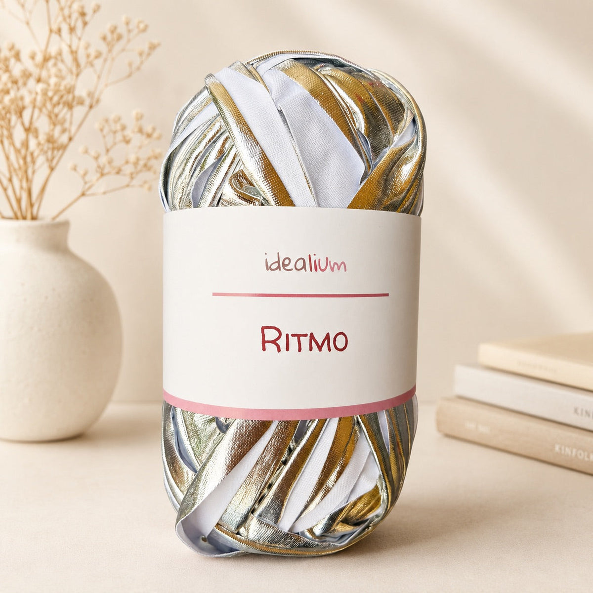 Ritmo · Trapillo metálico brillante para bolsos de fiesta